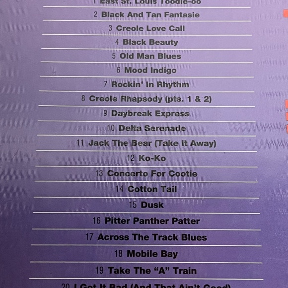 Vintage 1994 Duke Ellington Beyond Category Long Box 2 CD Cassette Set New Music - Picture 4 of 9